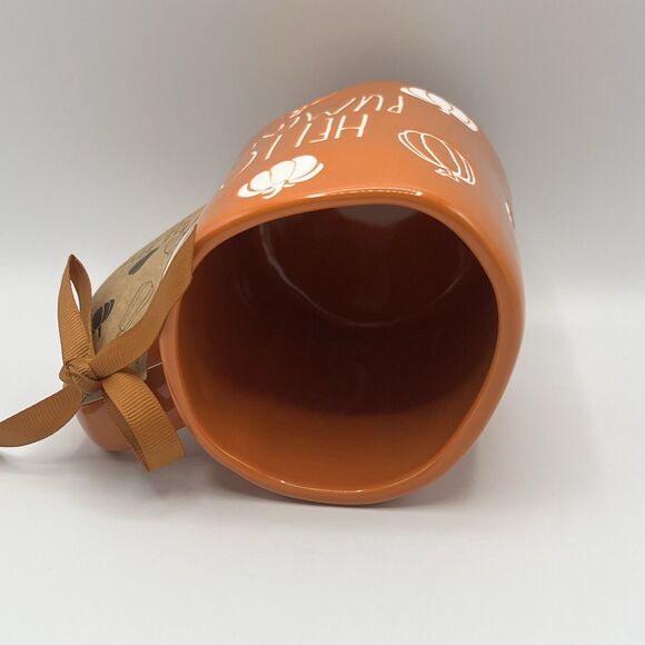 NEW Rae Dunn HELLO PUMPKIN Spice Orange Fall Pumpkin Halloween Mug - Picture 5 of 6